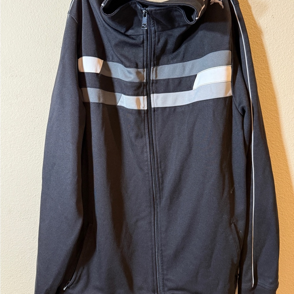 Black and Gray Track Jacket